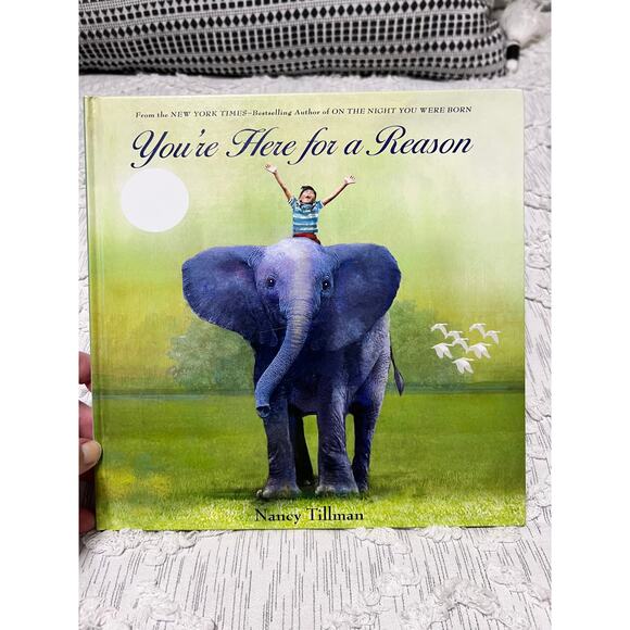 Kohl's Cares You're Here for a Reason Plush Elephant and Book by Nancy Tillman - Picture 7 of 12